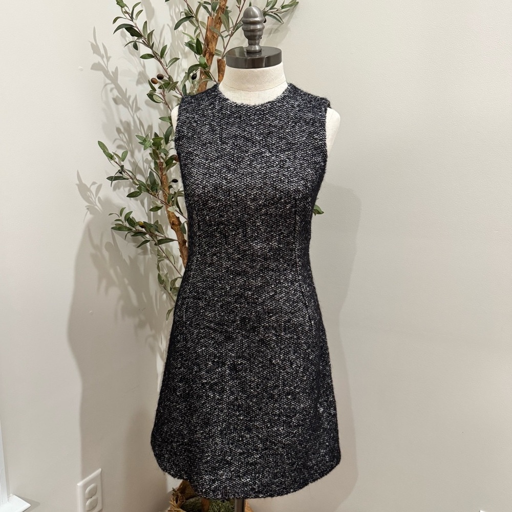 New with tags Dolce & Gabbana tweed dress wool silk mohair alpaca size 38